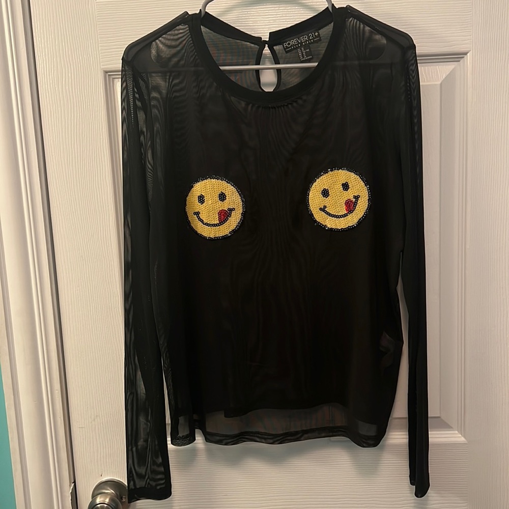 Mesh long sleeve - Forever 21+ - Size 1x